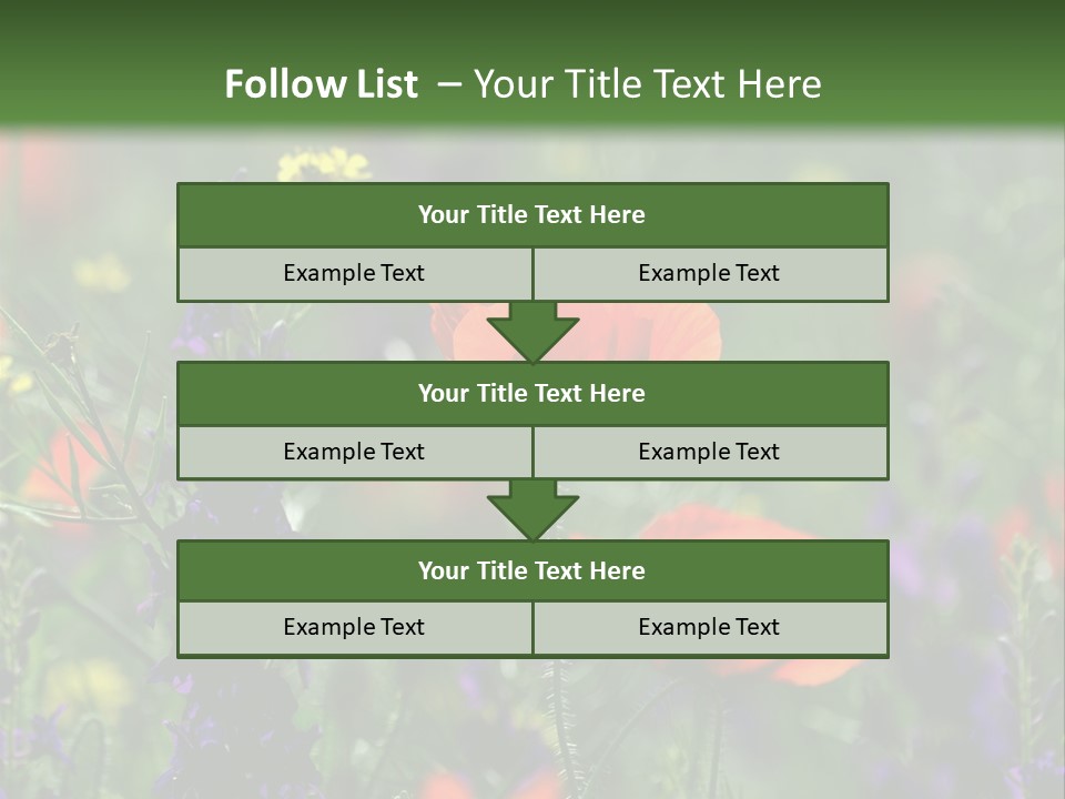 Background Grass Summer PowerPoint Template