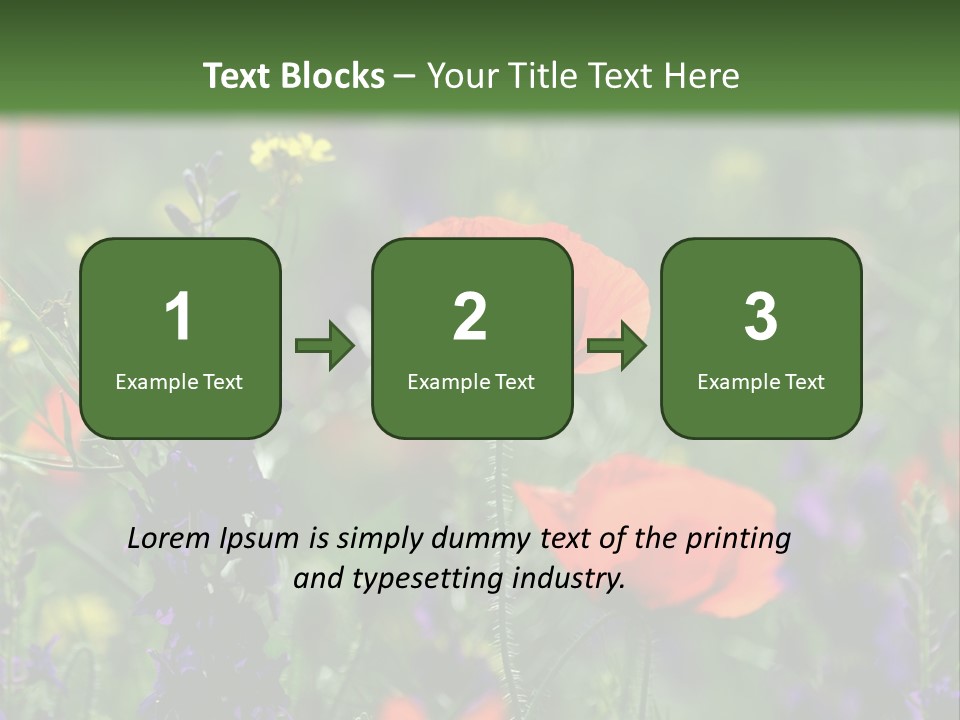 Background Grass Summer PowerPoint Template