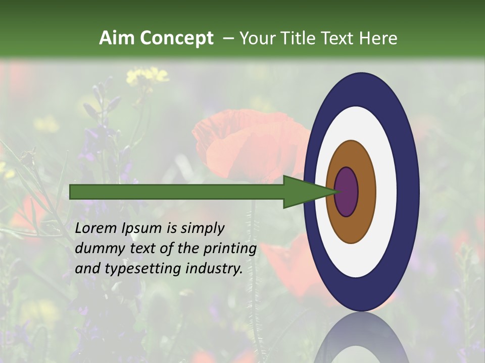 Background Grass Summer PowerPoint Template