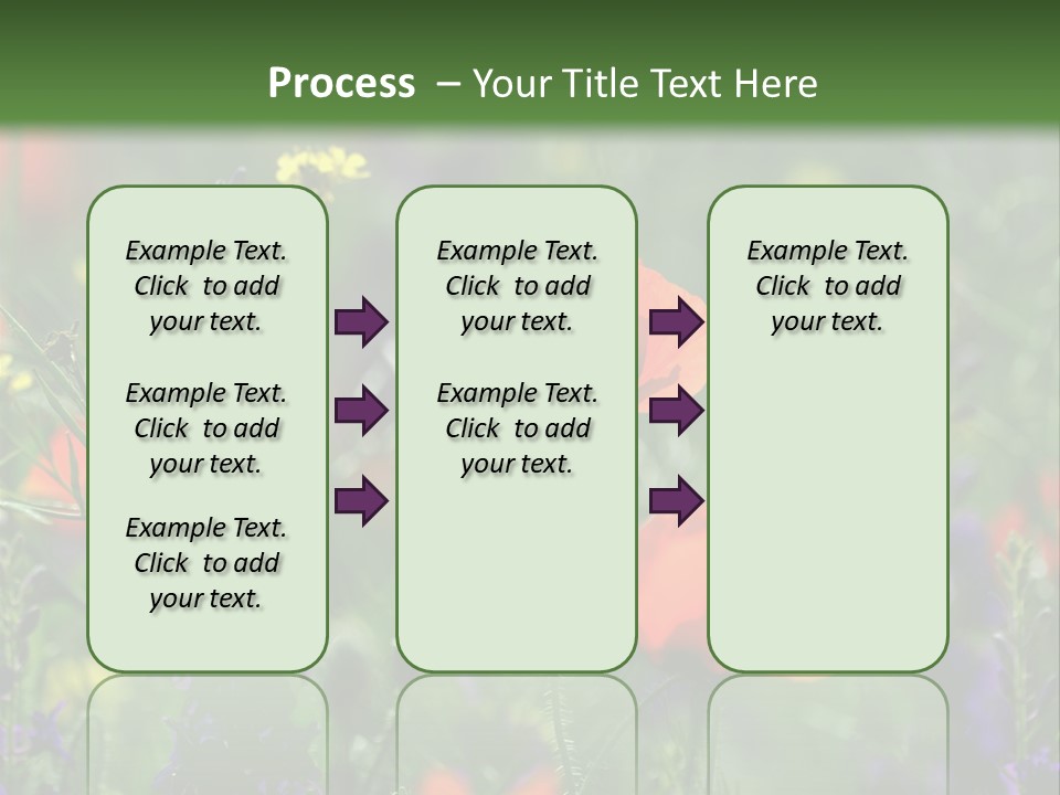 Background Grass Summer PowerPoint Template