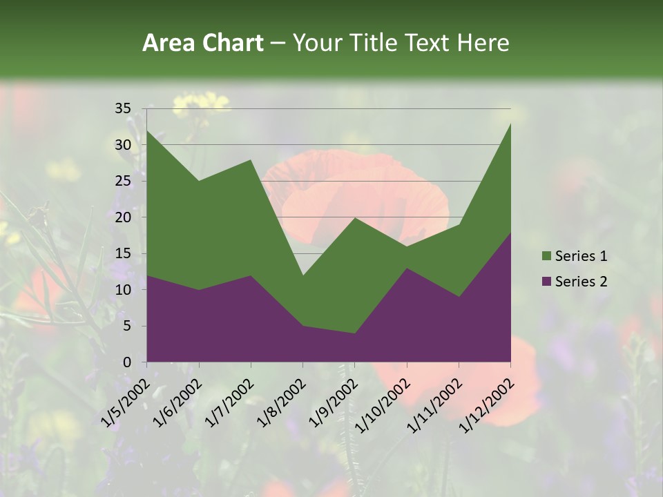 Background Grass Summer PowerPoint Template