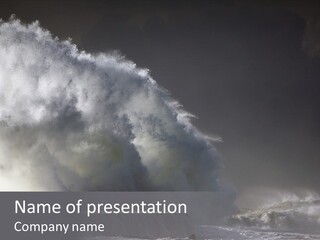 Sea Storm PowerPoint Template