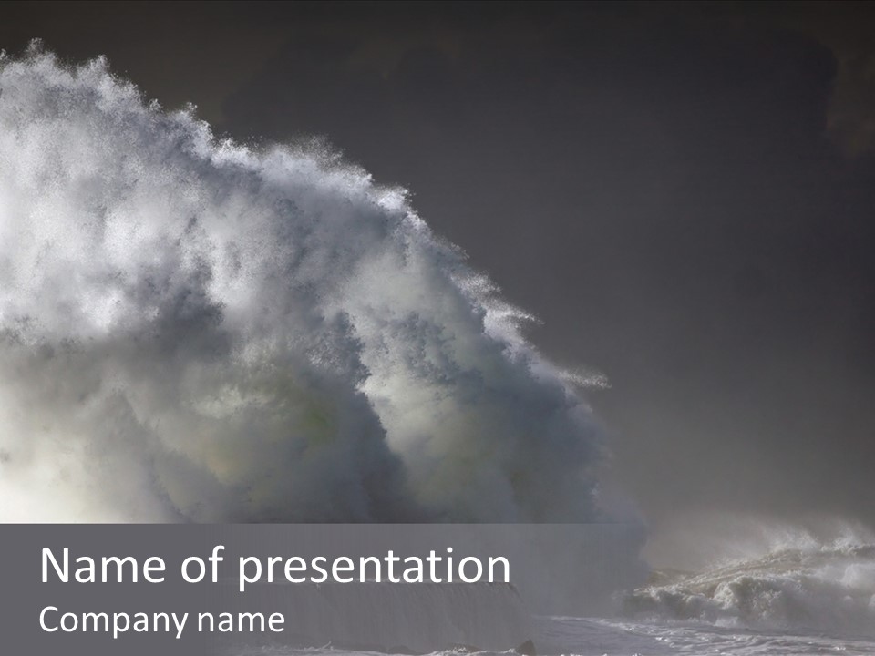 Sea Storm PowerPoint Template
