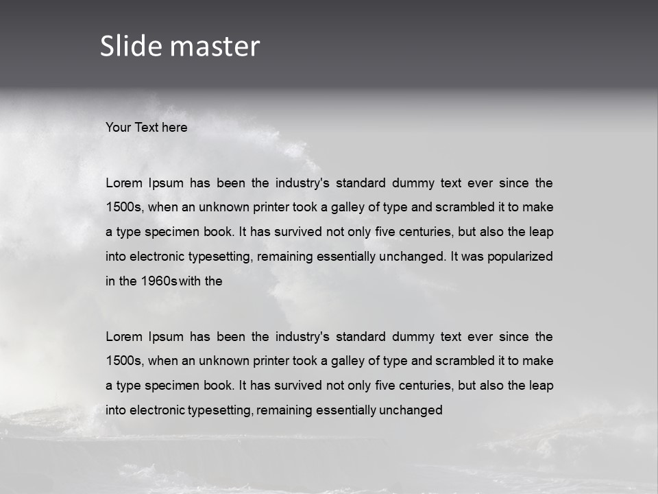 Sea Storm PowerPoint Template