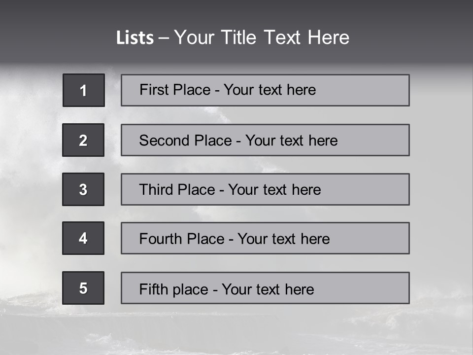 Sea Storm PowerPoint Template