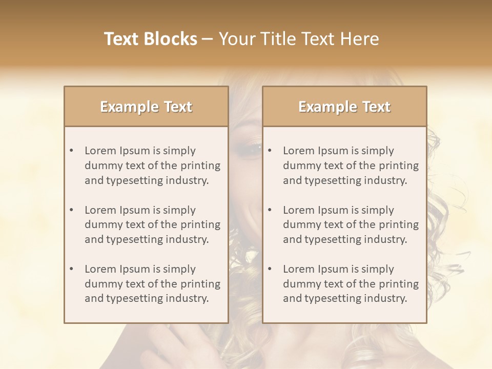 Elegance Glance Vogue PowerPoint Template