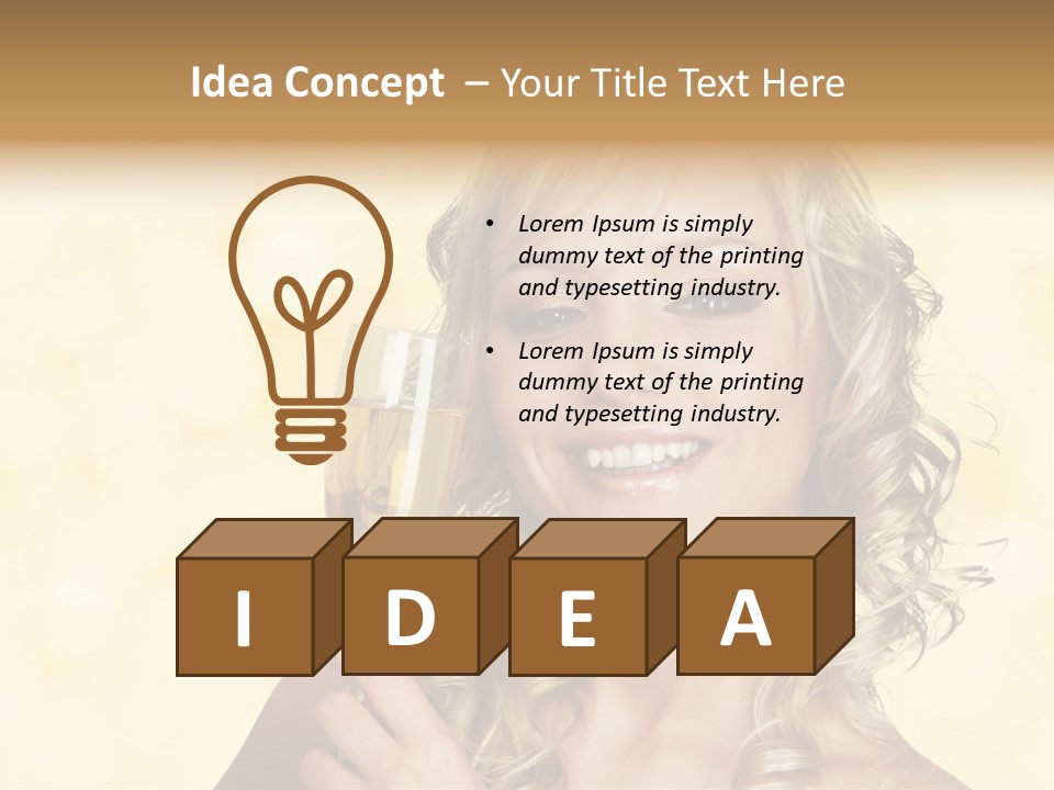 Elegance Glance Vogue PowerPoint Template