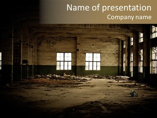 Old Factory PowerPoint Template