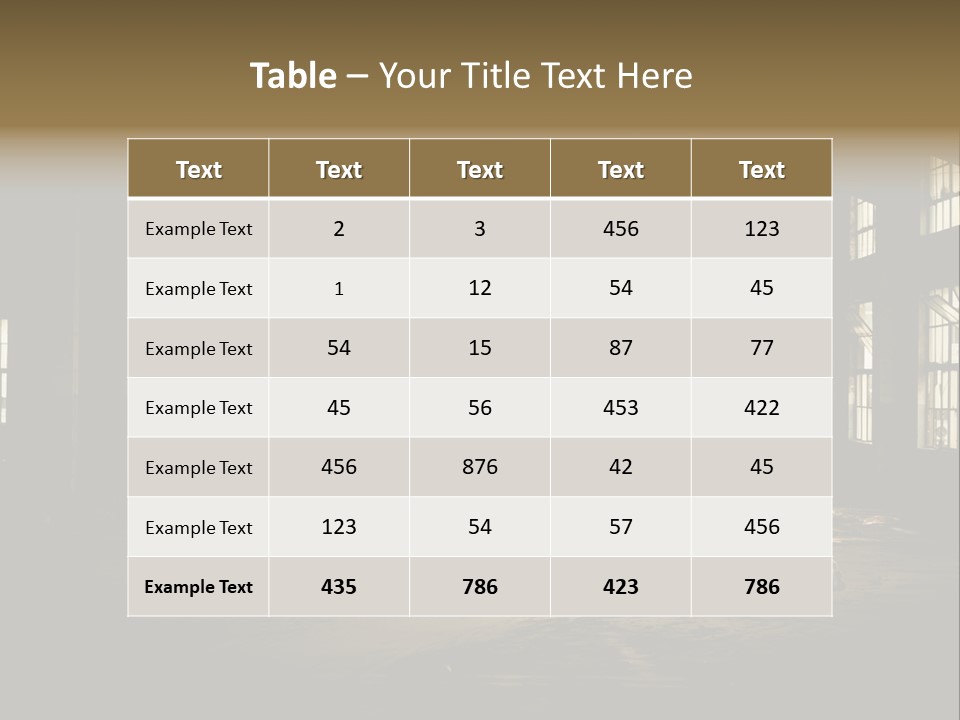 Old Factory PowerPoint Template