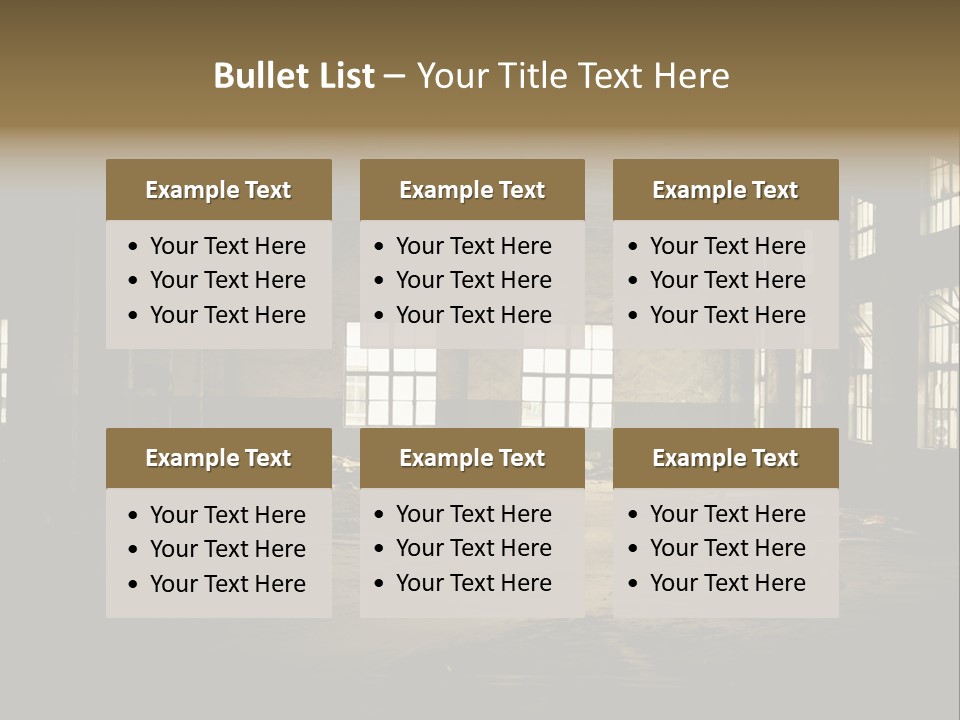 Old Factory PowerPoint Template