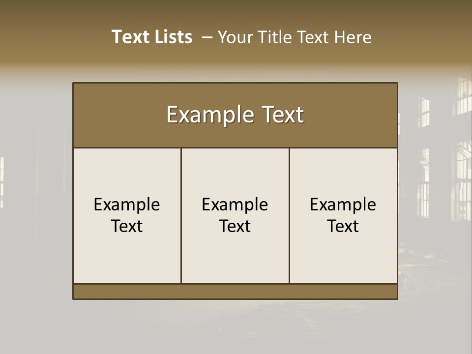 Old Factory PowerPoint Template
