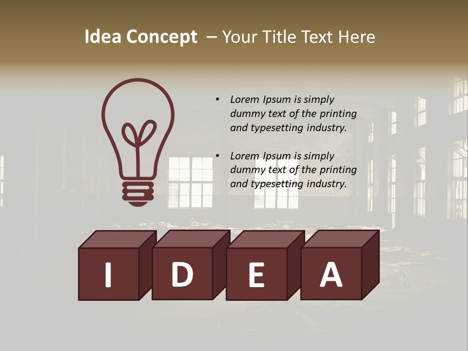 Old Factory PowerPoint Template