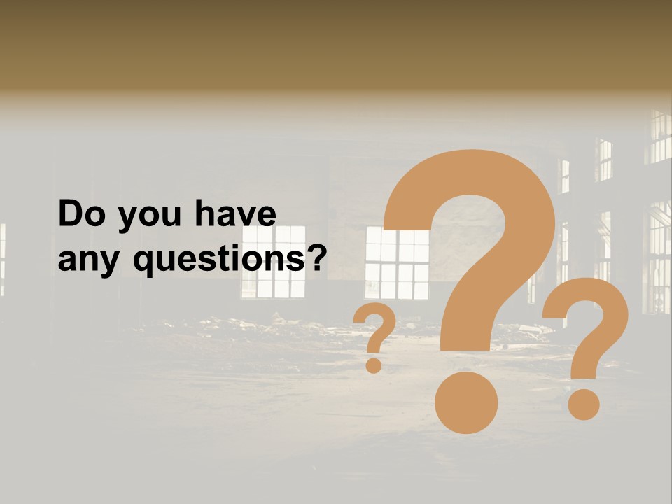 Old Factory PowerPoint Template