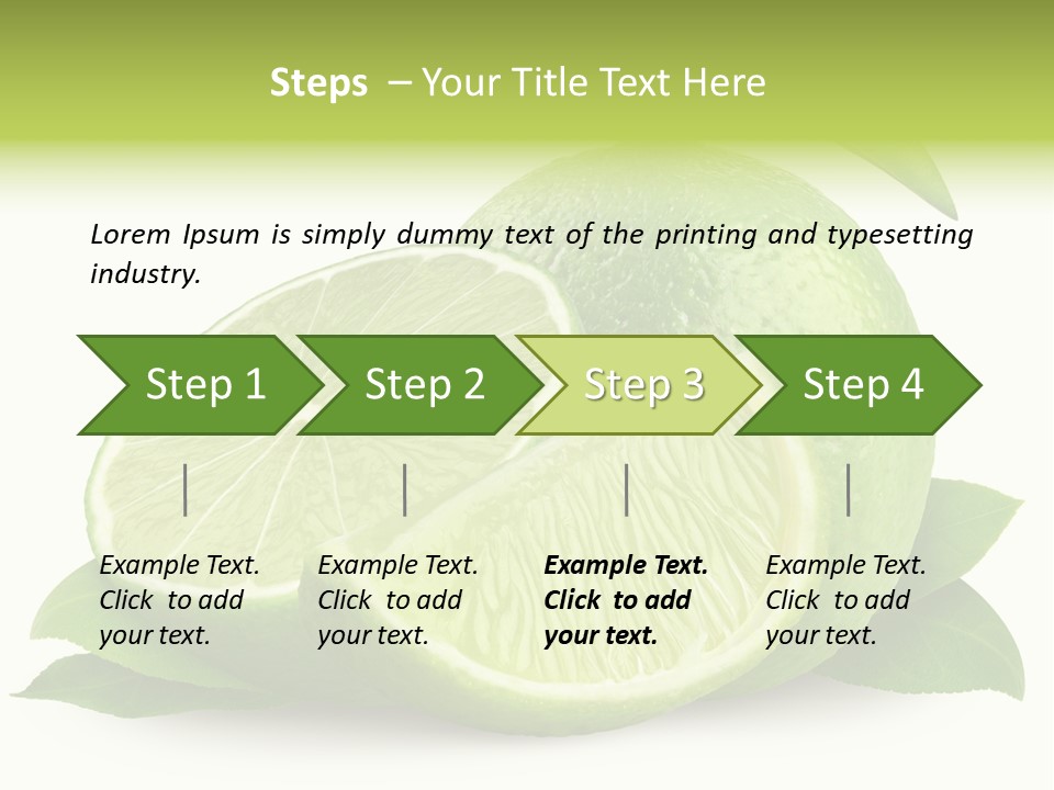 Vivid Healthy Ripe PowerPoint Template
