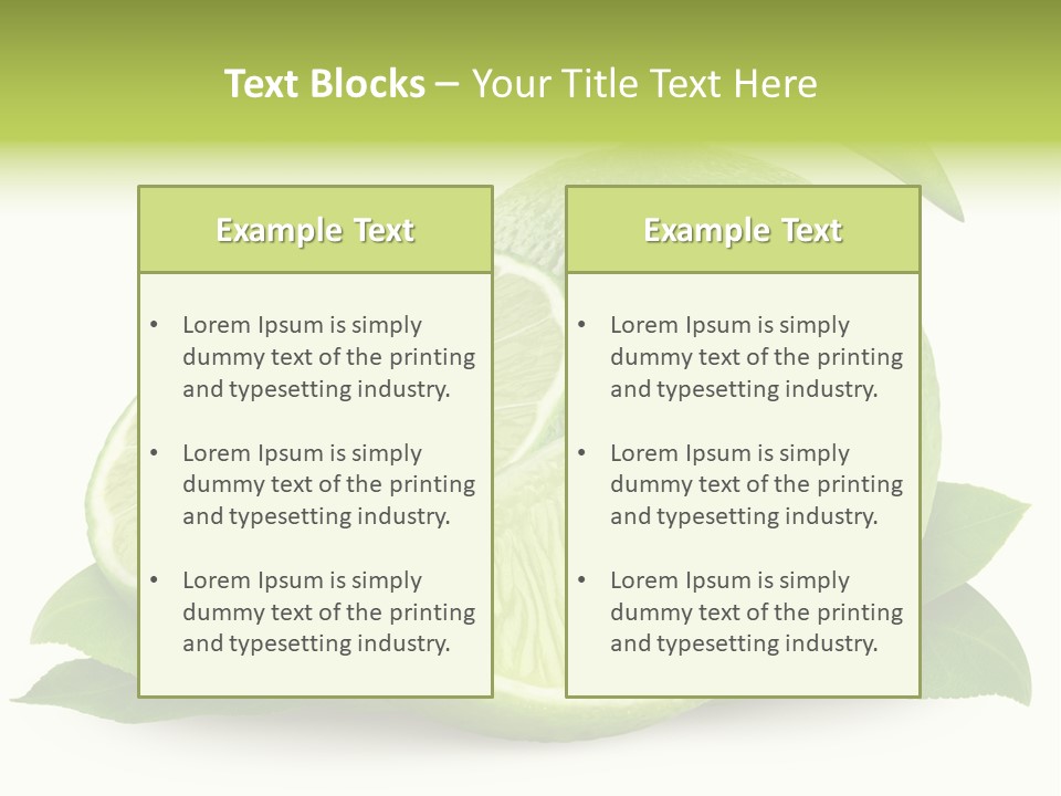 Vivid Healthy Ripe PowerPoint Template