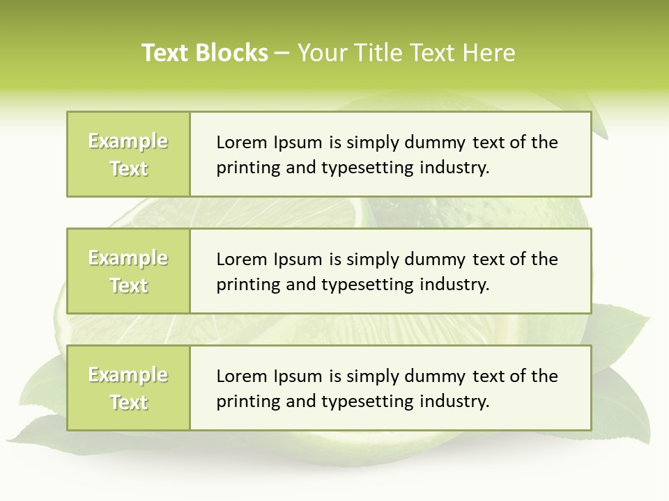 Vivid Healthy Ripe PowerPoint Template