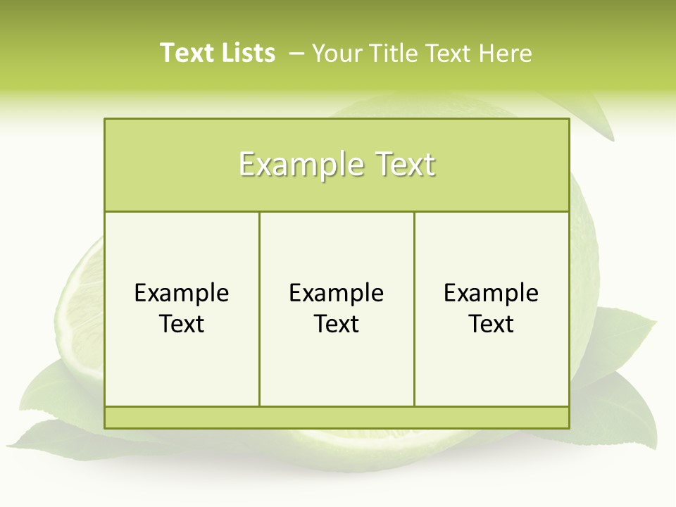 Vivid Healthy Ripe PowerPoint Template