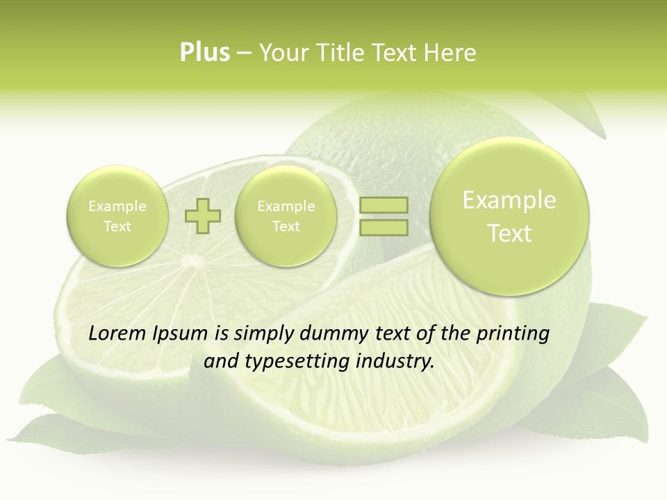 Vivid Healthy Ripe PowerPoint Template