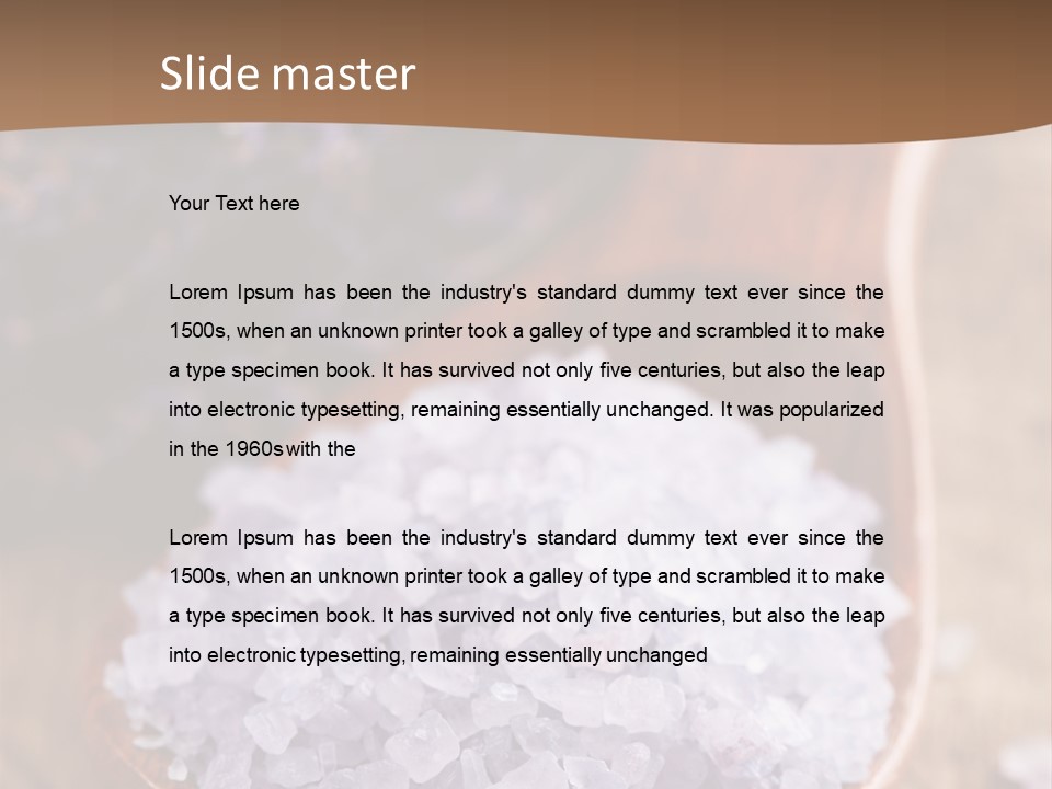 Aromatic Closeup Natural PowerPoint Template