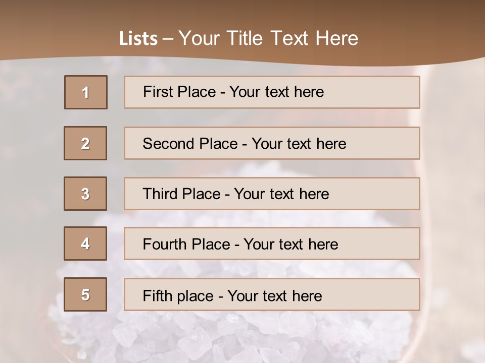 Aromatic Closeup Natural PowerPoint Template