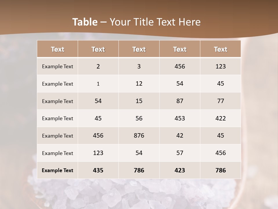 Aromatic Closeup Natural PowerPoint Template