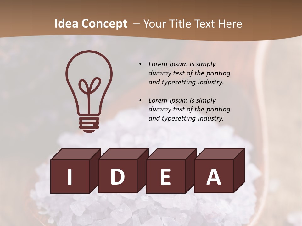 Aromatic Closeup Natural PowerPoint Template