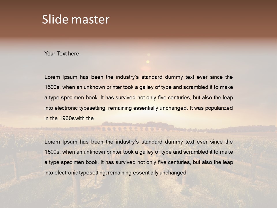 Vineyard PowerPoint Template