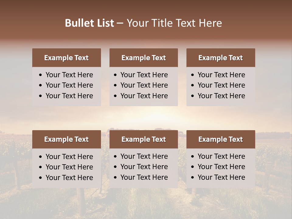 Vineyard PowerPoint Template