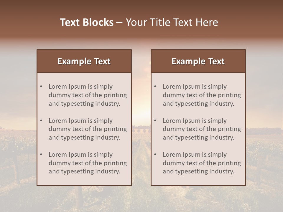 Vineyard PowerPoint Template