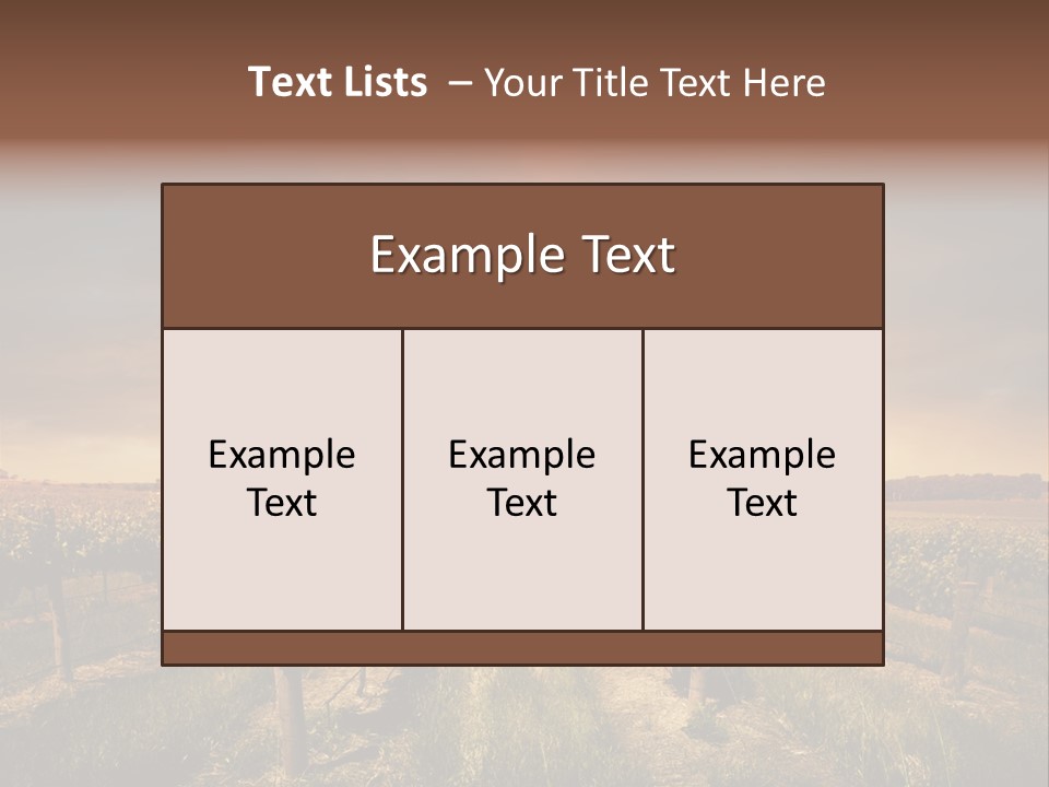 Vineyard PowerPoint Template