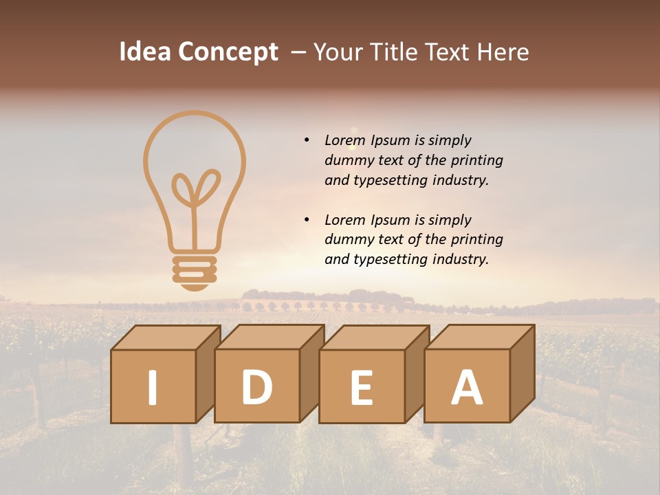 Vineyard PowerPoint Template