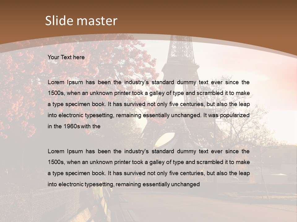 Eiffel Tower PowerPoint Template