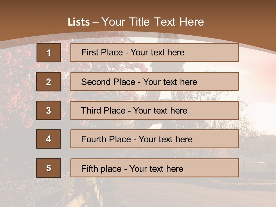 Eiffel Tower PowerPoint Template