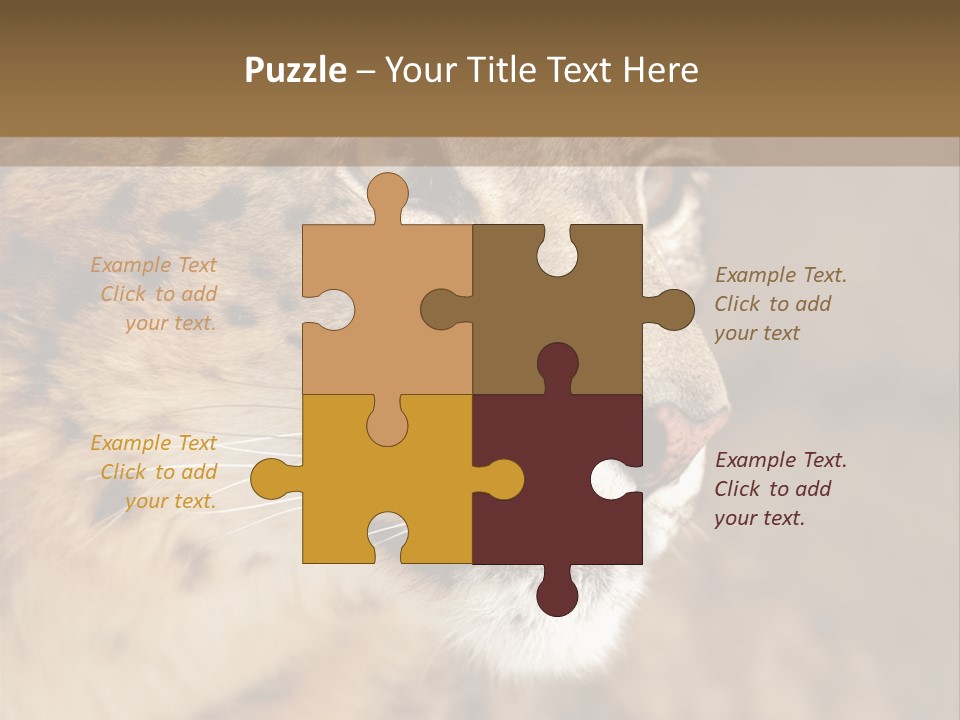 Onca Became Predator PowerPoint Template