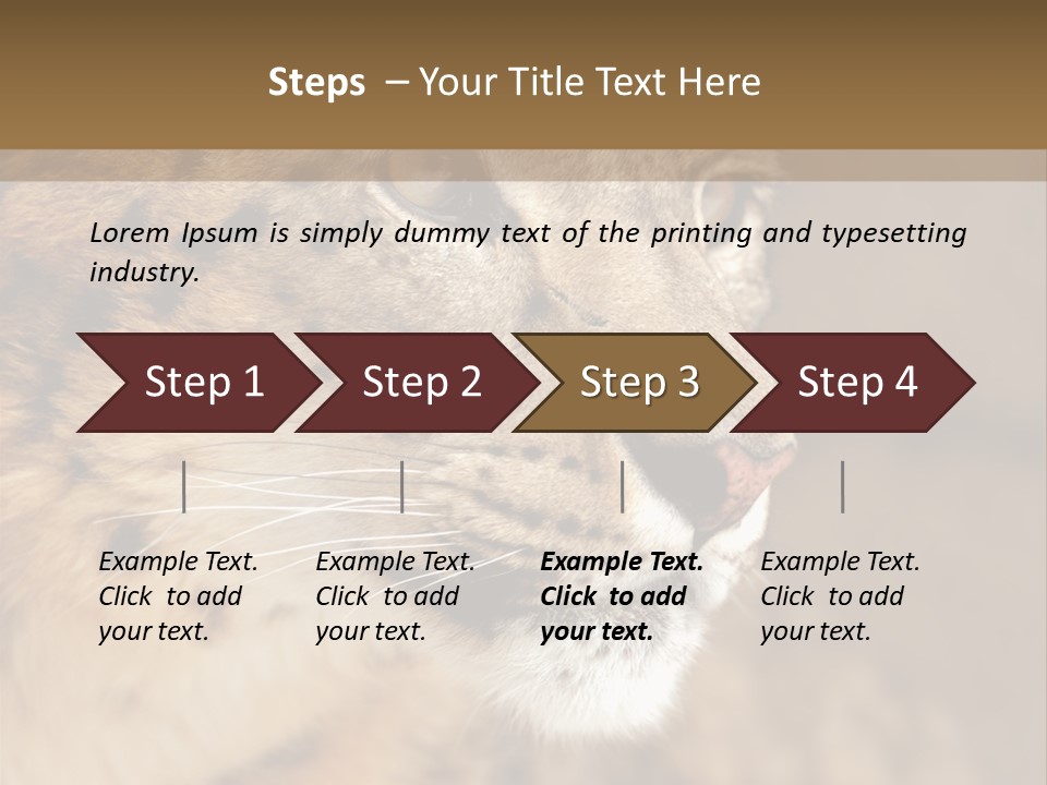 Onca Became Predator PowerPoint Template