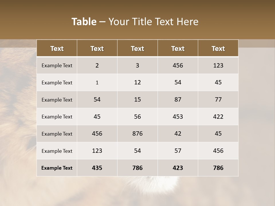 Onca Became Predator PowerPoint Template