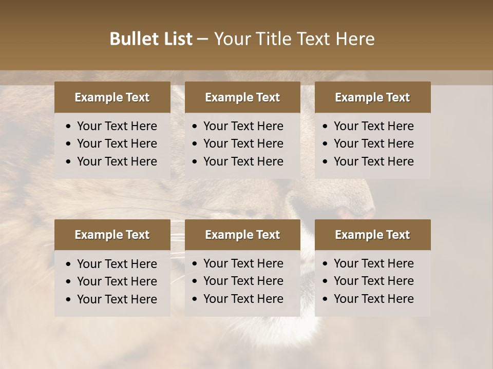 Onca Became Predator PowerPoint Template