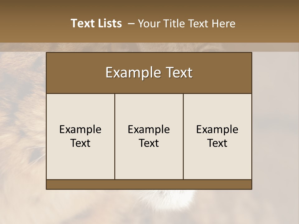 Onca Became Predator PowerPoint Template