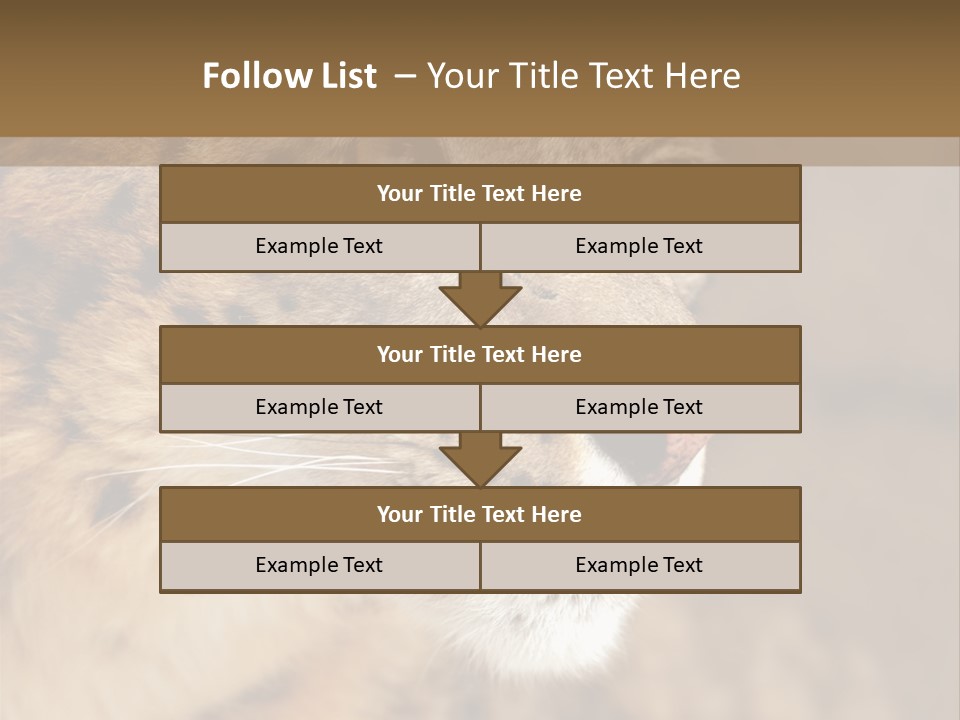 Onca Became Predator PowerPoint Template