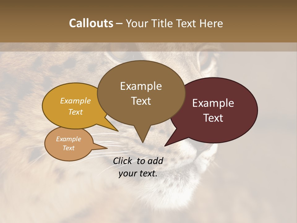 Onca Became Predator PowerPoint Template
