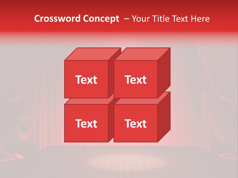 Curtain Background PowerPoint Template