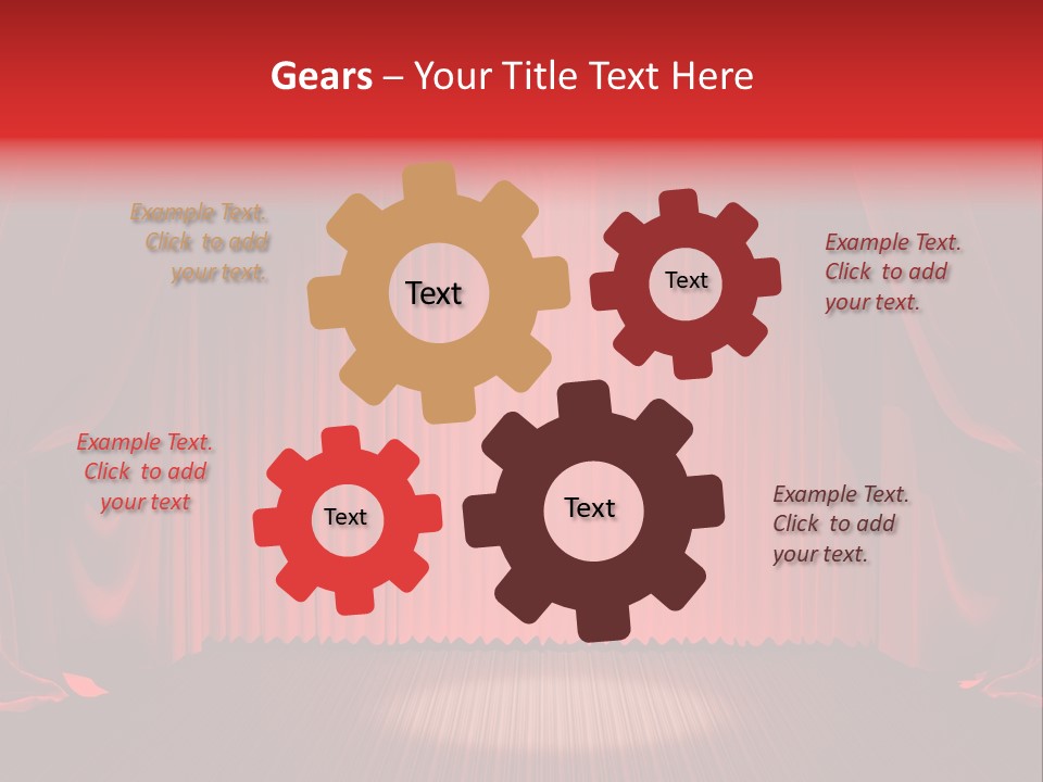 Curtain Background PowerPoint Template