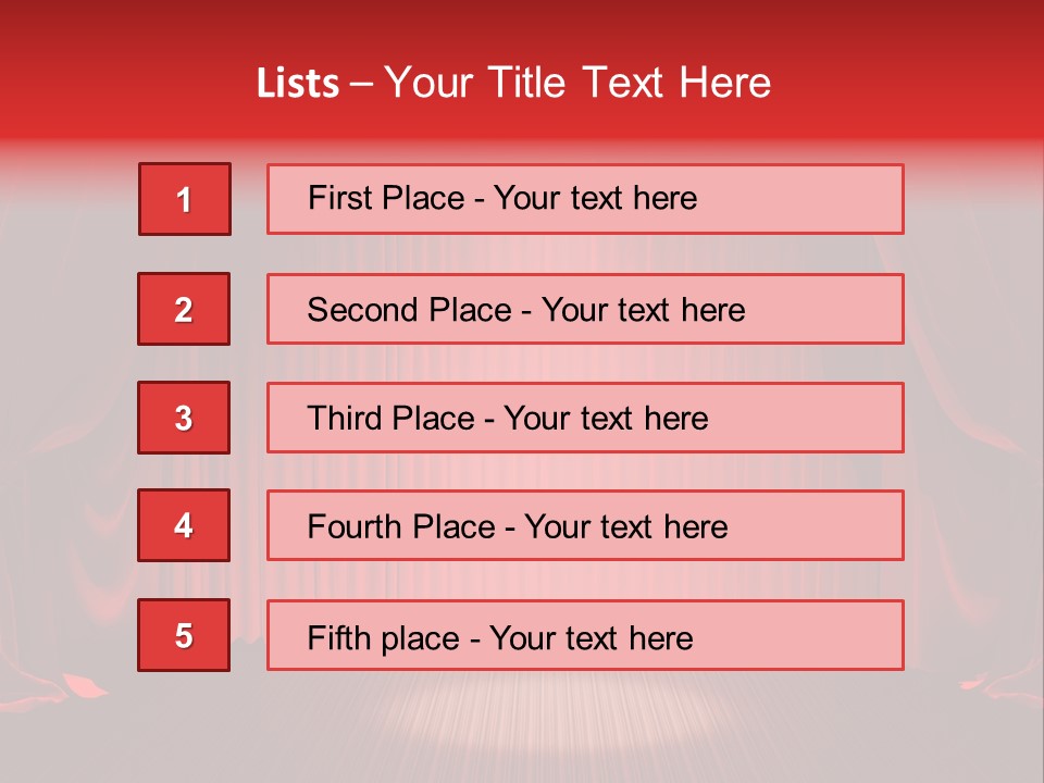 Curtain Background PowerPoint Template
