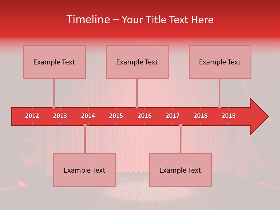 Curtain Background PowerPoint Template
