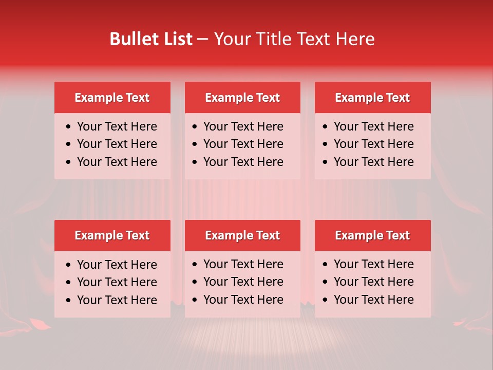 Curtain Background PowerPoint Template