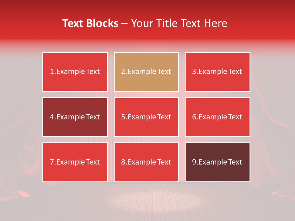 Curtain Background PowerPoint Template