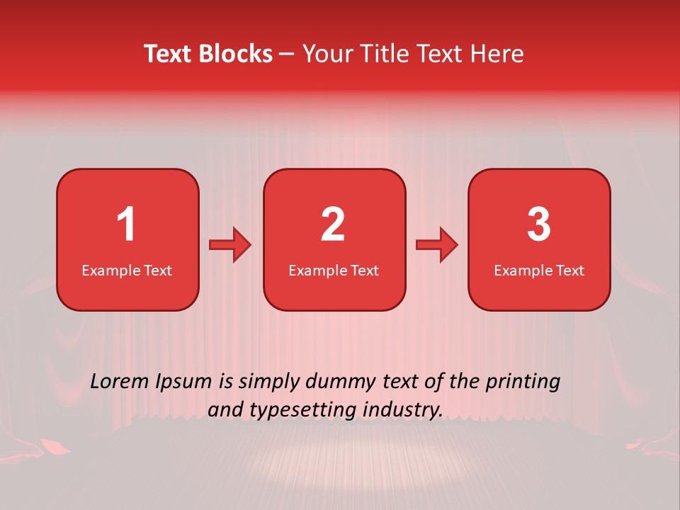 Curtain Background PowerPoint Template