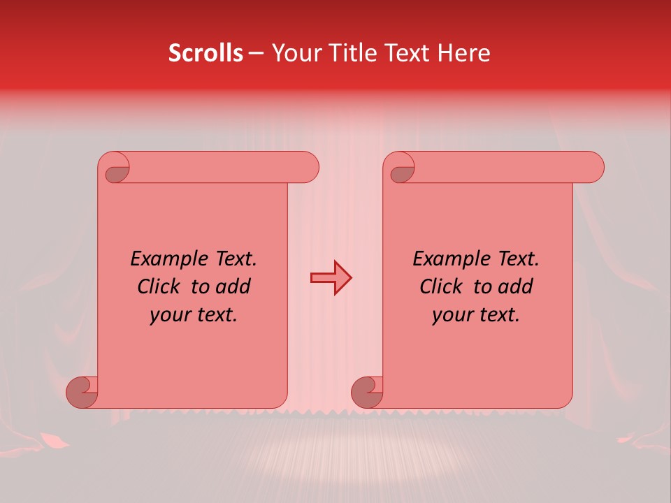 Curtain Background PowerPoint Template