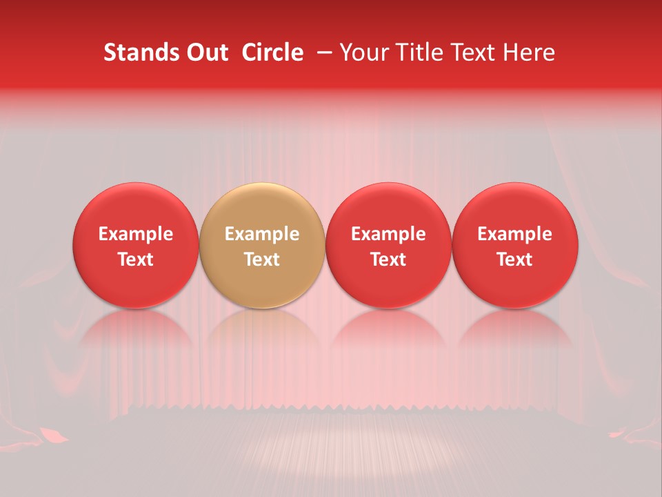 Curtain Background PowerPoint Template