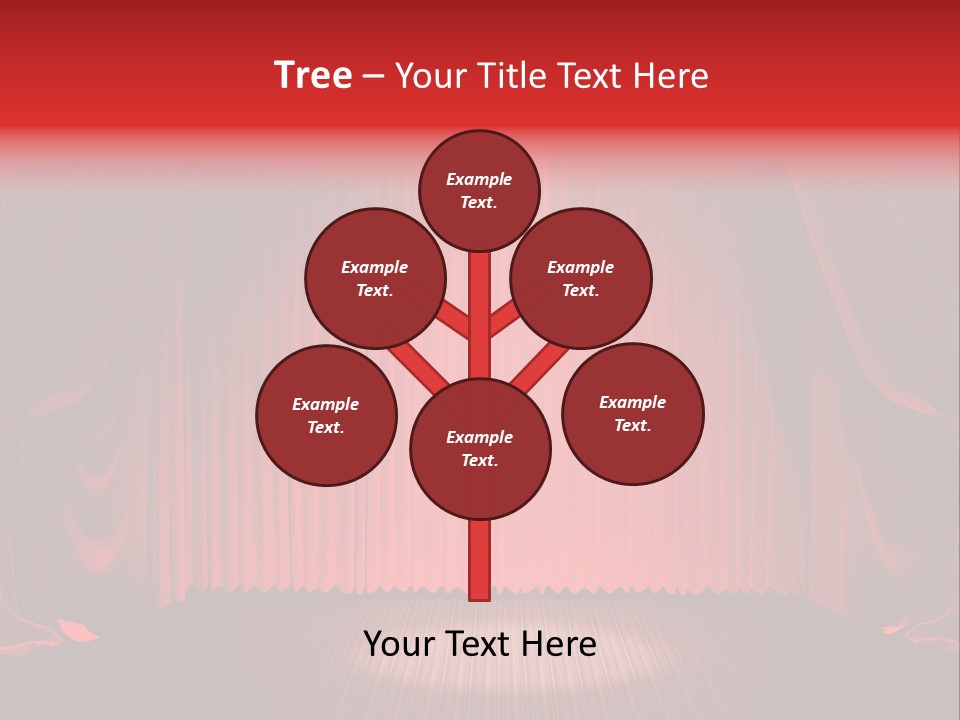 Curtain Background PowerPoint Template